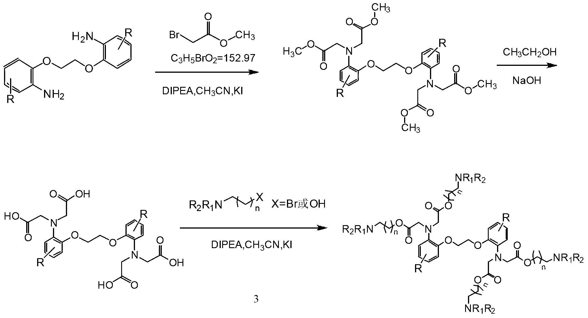 Novel BAPTA derivative, preparation method thereof and medicinal use thereof