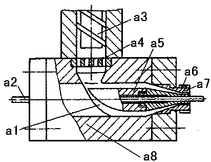 Fibre reinforced composite anti-eccentric coiled rod as well as preparation device and preparation method thereof