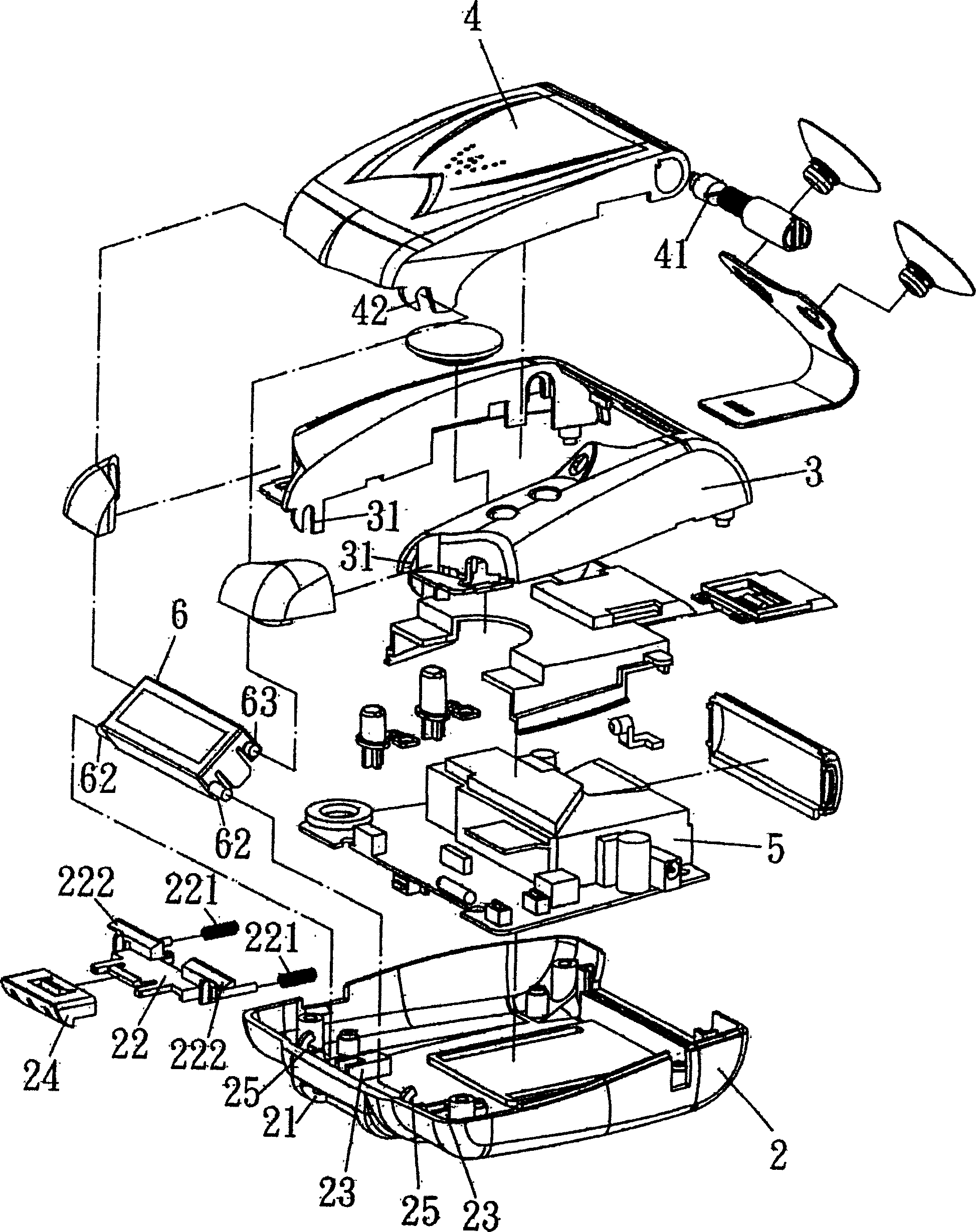 Liquid-crystal screen starter for superspeed speedometer of vehicle