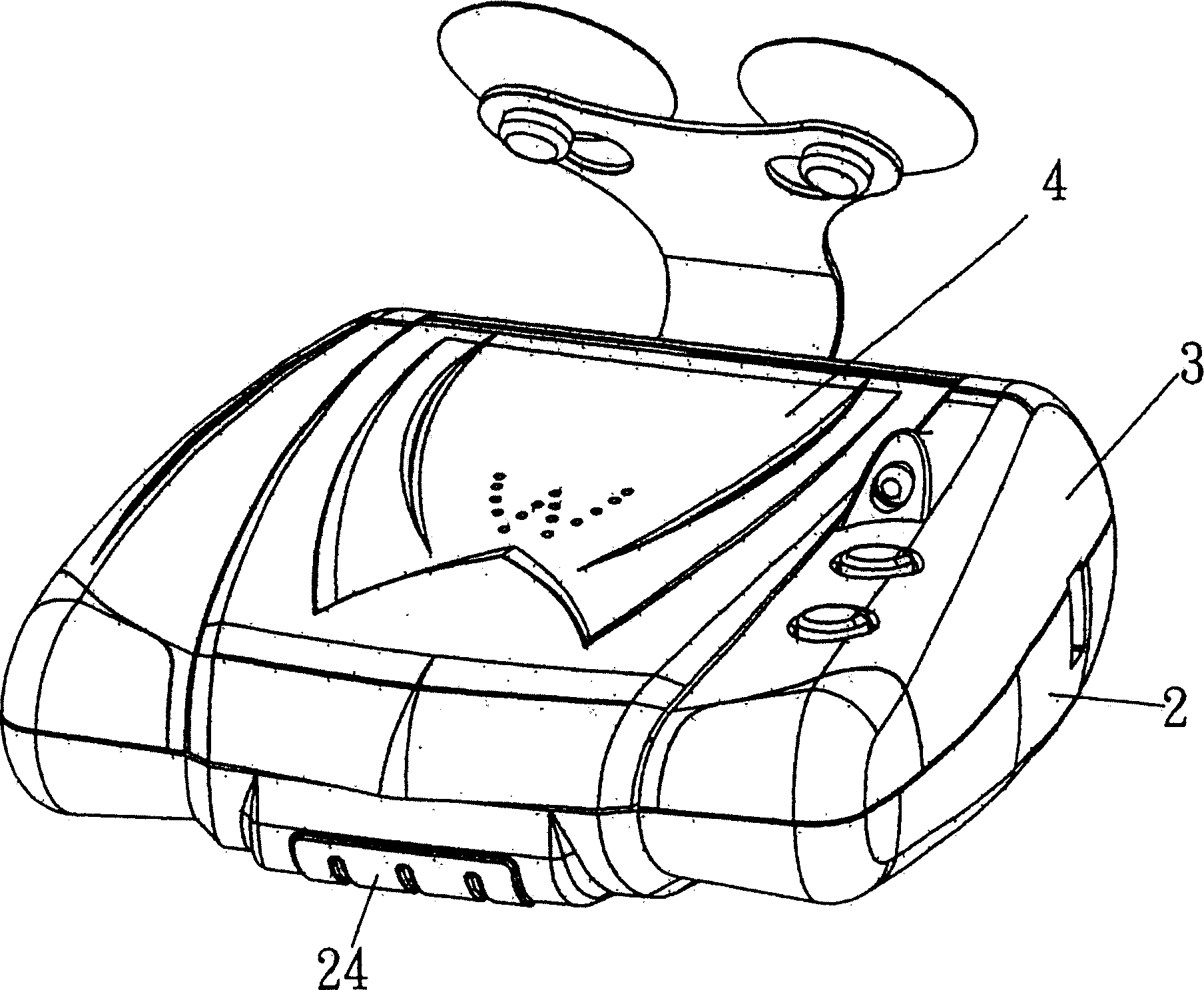 Liquid-crystal screen starter for superspeed speedometer of vehicle