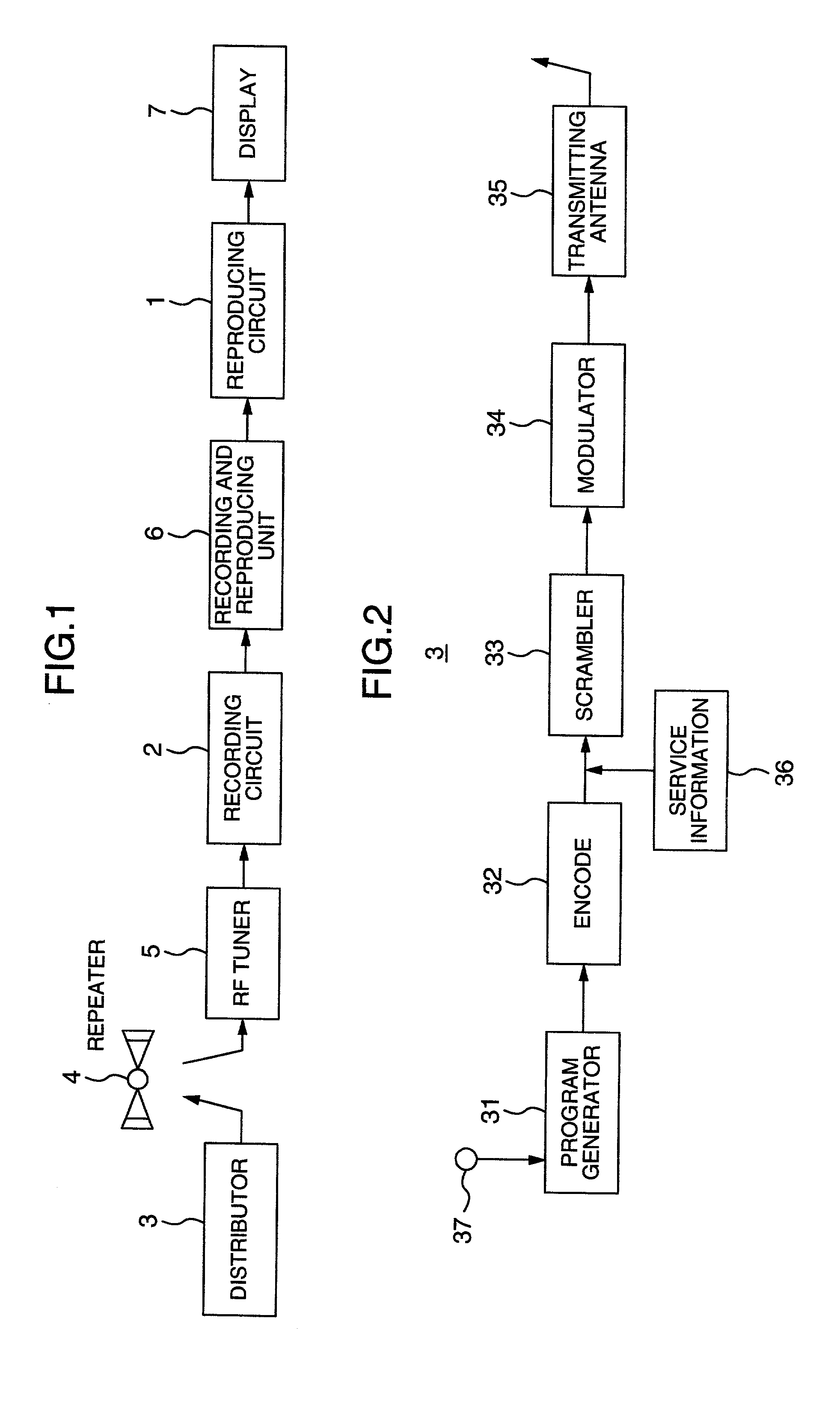 Digital information recording apparatus, reproducing apparatus and transmitting apparatus