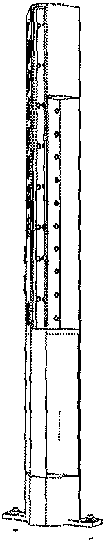 A medium-position multi-dimensional lighting street lamp