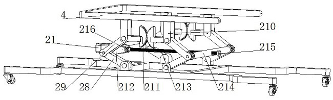 Active and passive combined lower limb rehabilitation training device