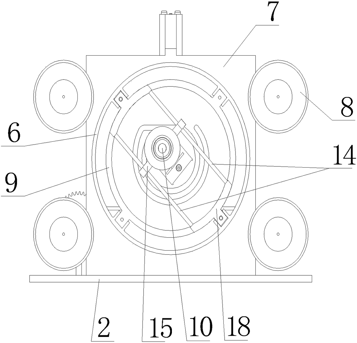 A method and device for automatic positioning and pointing of a concrete rebound tester