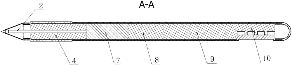 Smart pen capable of detecting and displaying human emotion state in real time, and detection method thereof