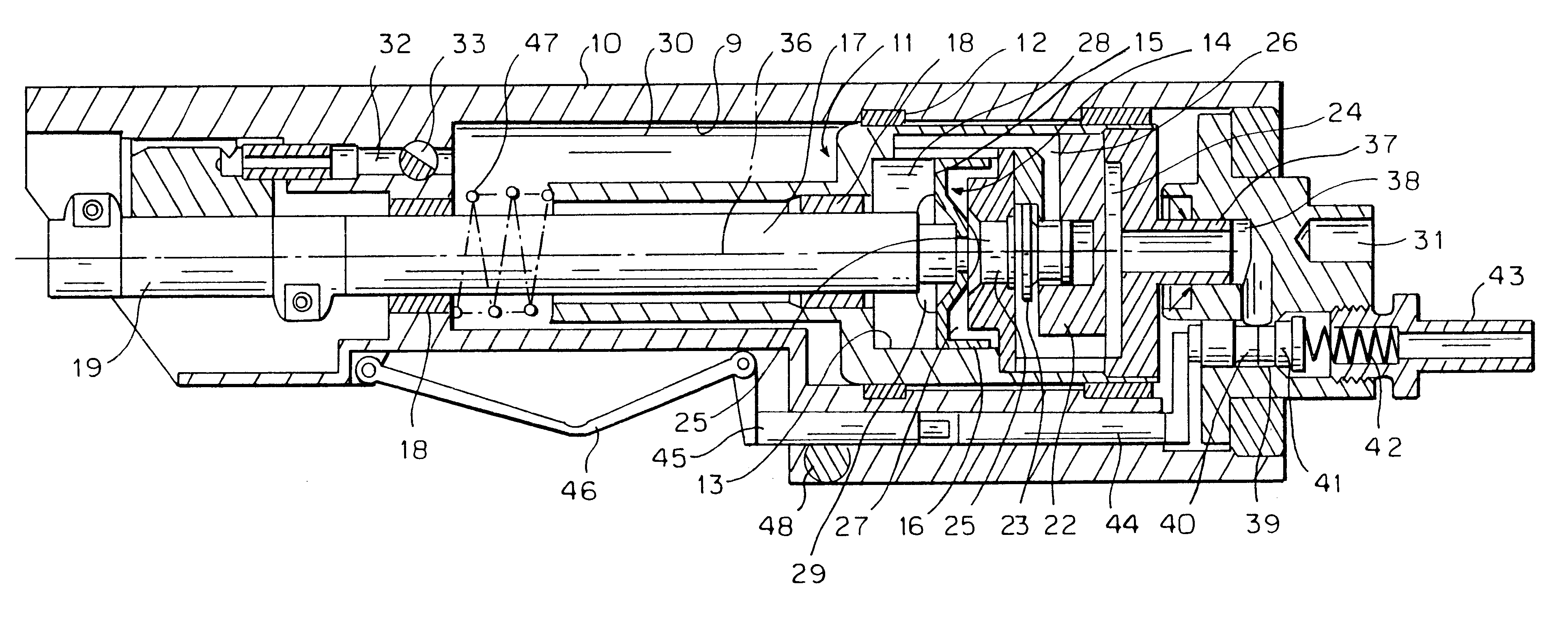 Hand-held tool with a linear oscillating drive