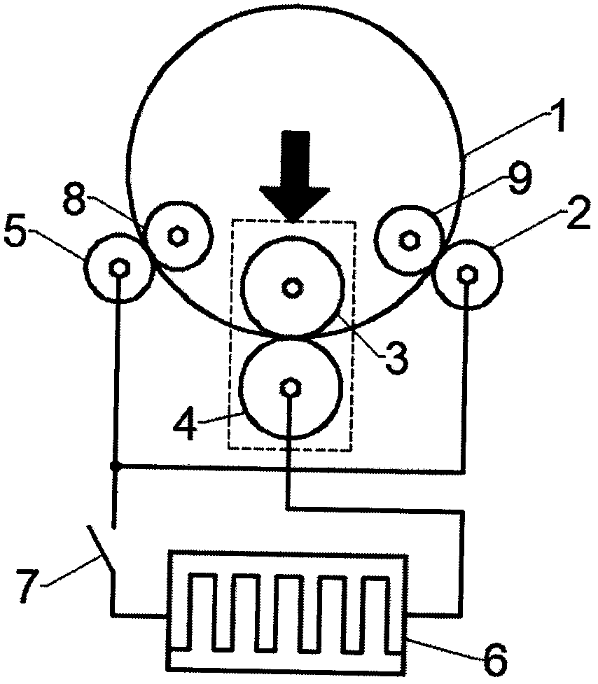 Current-assisted roll forming method of difficult-to-deform material special-shaped section pipe fittings