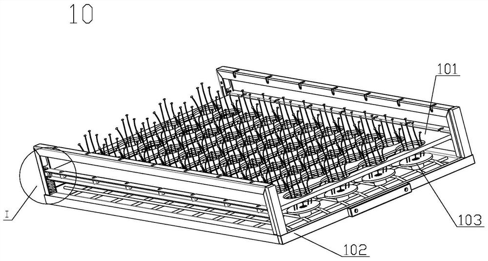 Glove placement device for ozone sterilizer