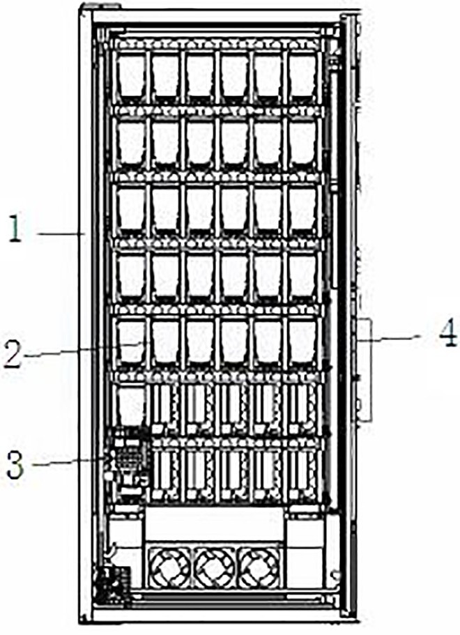 Intelligent goods taking and automatic goods checking system and control method thereof