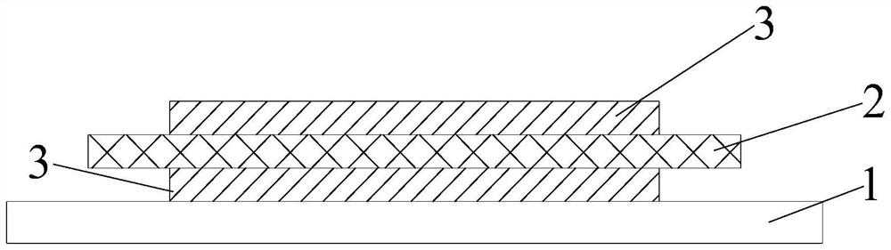 Low-voltage-driven flexible light-emitting device and preparation method and application thereof