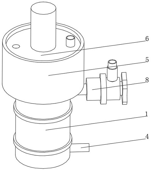 A high-pressure seepage test device