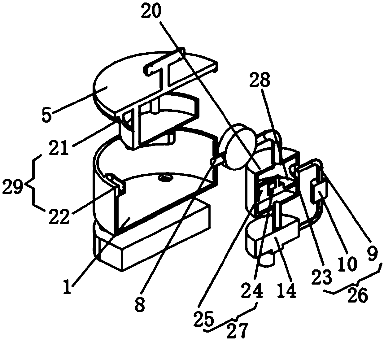 Rose essential oil extraction device