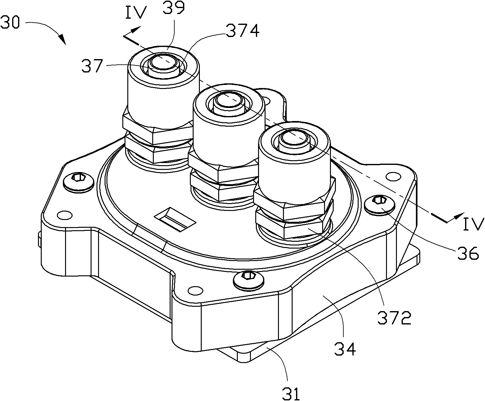 Liquid-cooled heat dissipation system