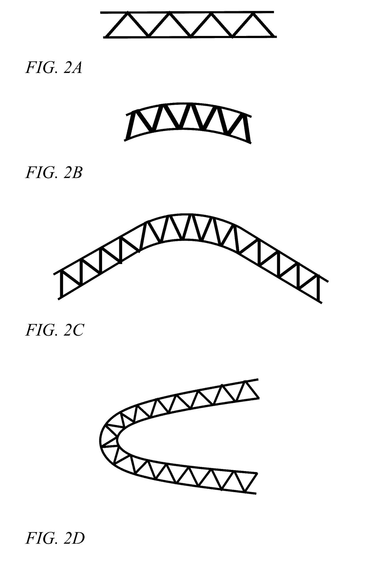 Curved high temperature alloy sandwich panel with a truss core and fabrication method