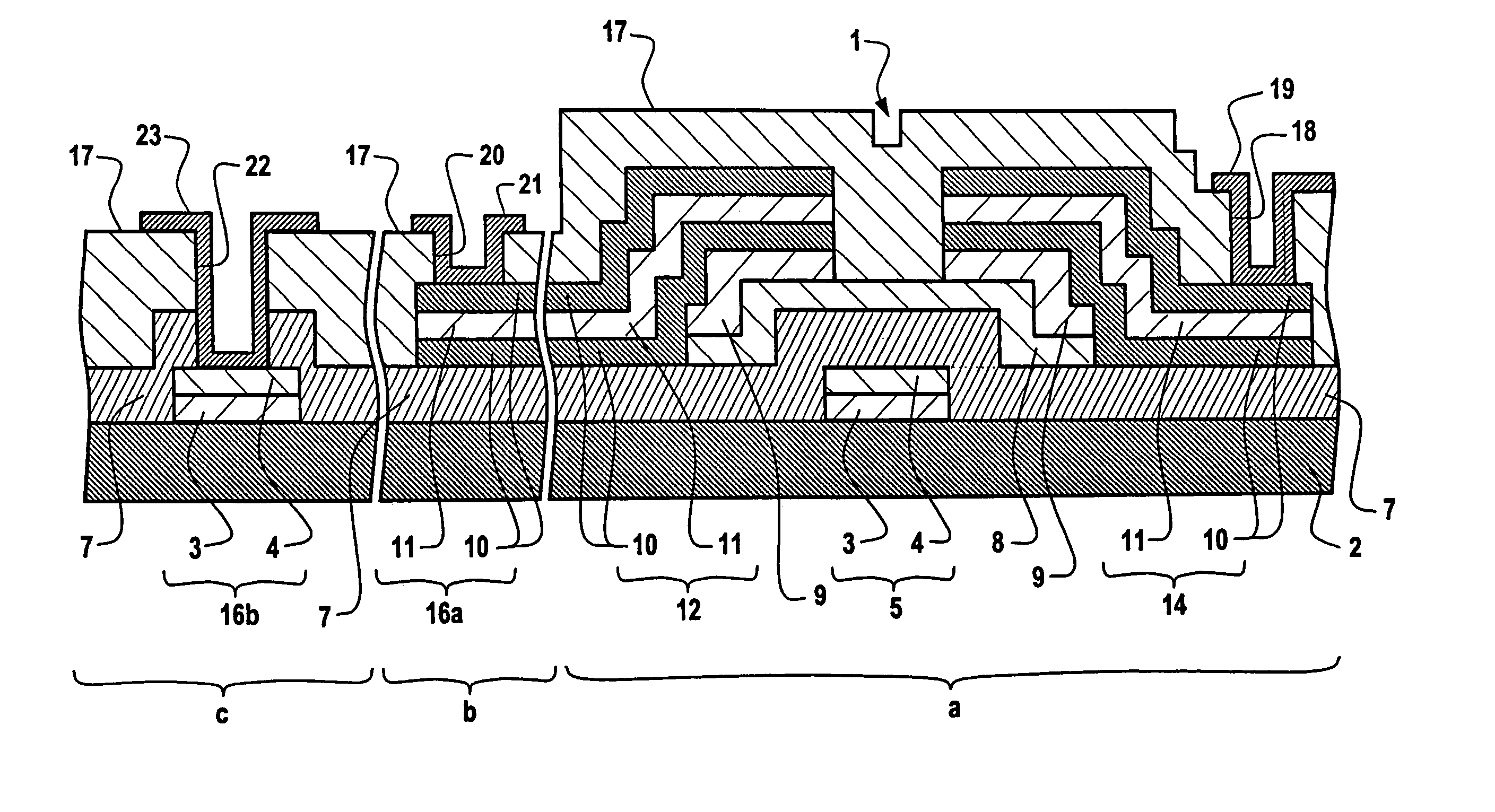 Method of manufacturing a substrate for an electronic device by using etchant and electronic device having the substrate