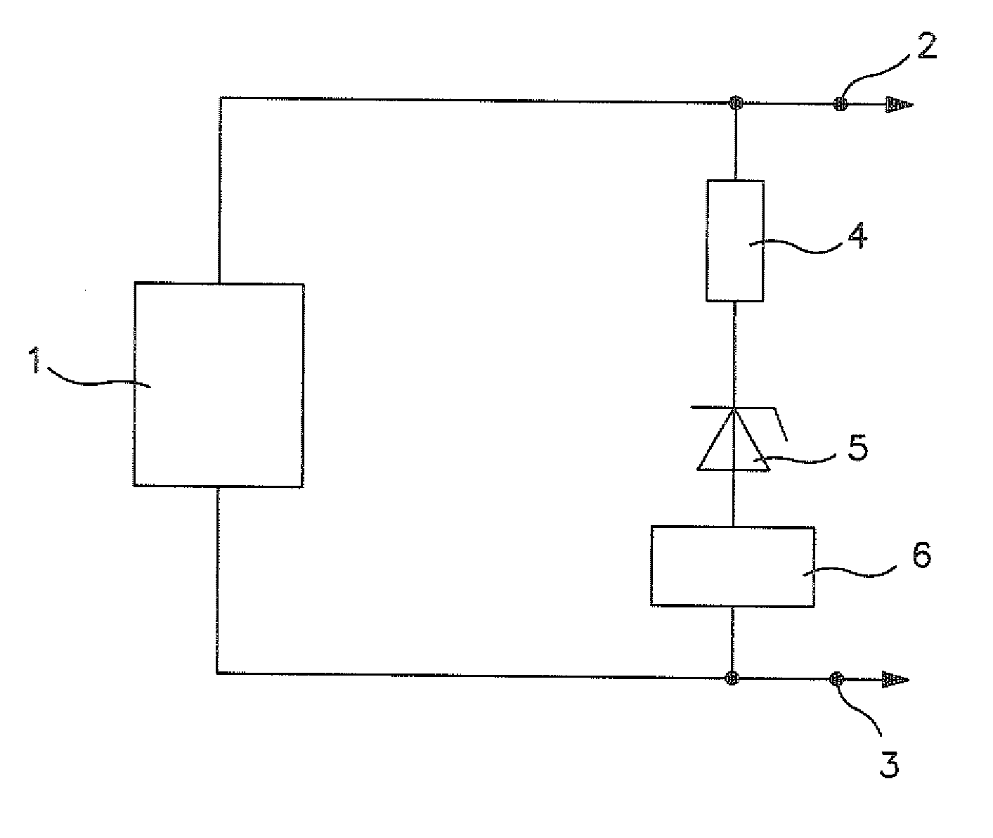 Rechargeable battery with internal discharger