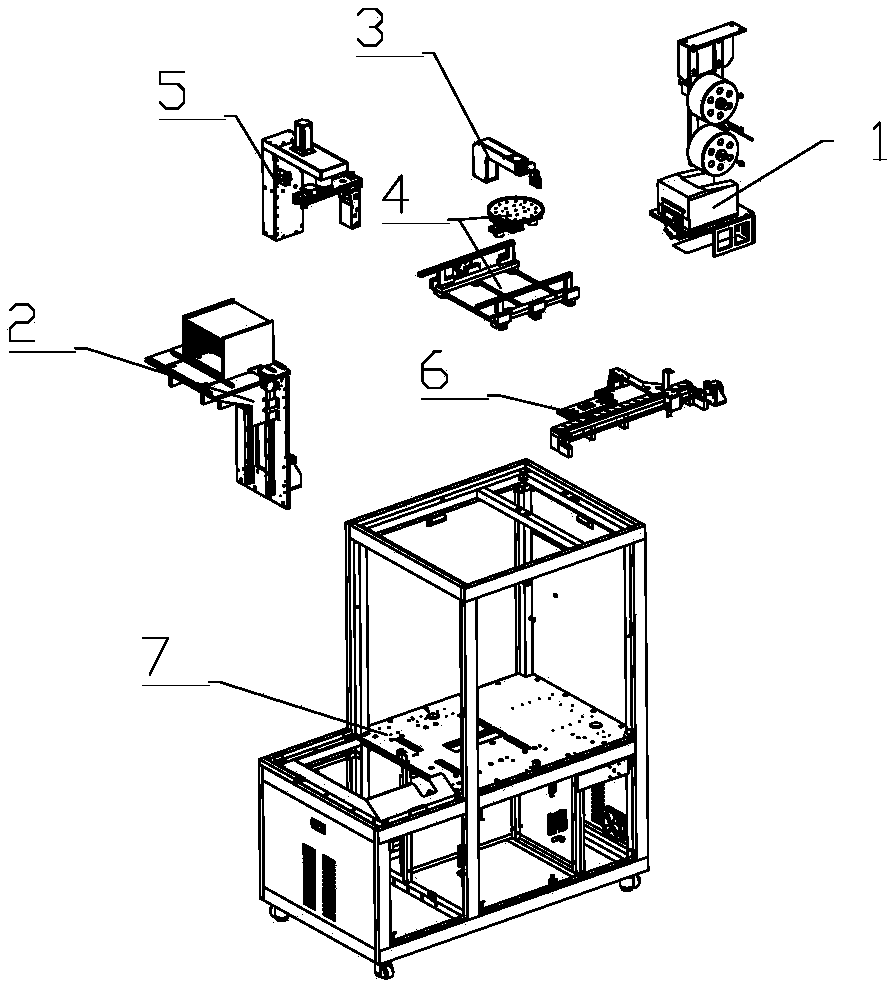 A wafer fixing device and a wafer labeling apparatus for an integrated circuit