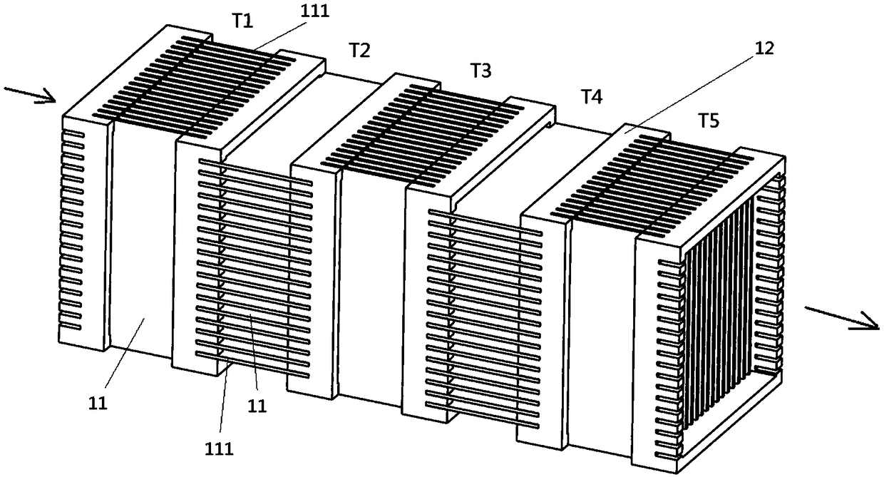 Inner core component of magnetic working medium, cold accumulation bed and magnetic refrigerator