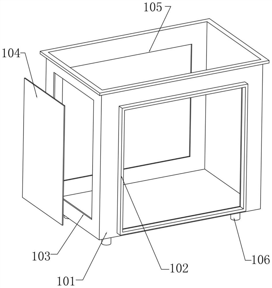 Drying box capable of facilitating batch placement and used for electronic product production