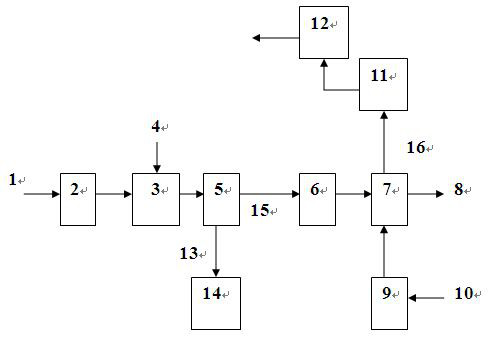 A kind of residual activated sludge drying treatment process