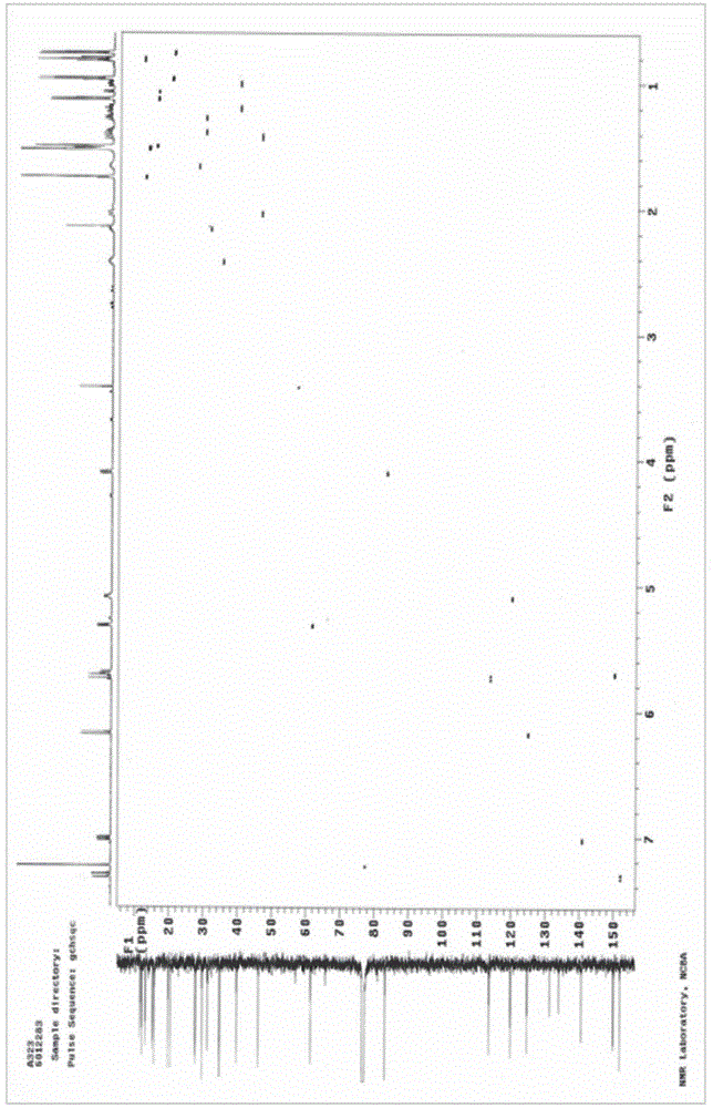 Natural compound and preparation method and application thereof