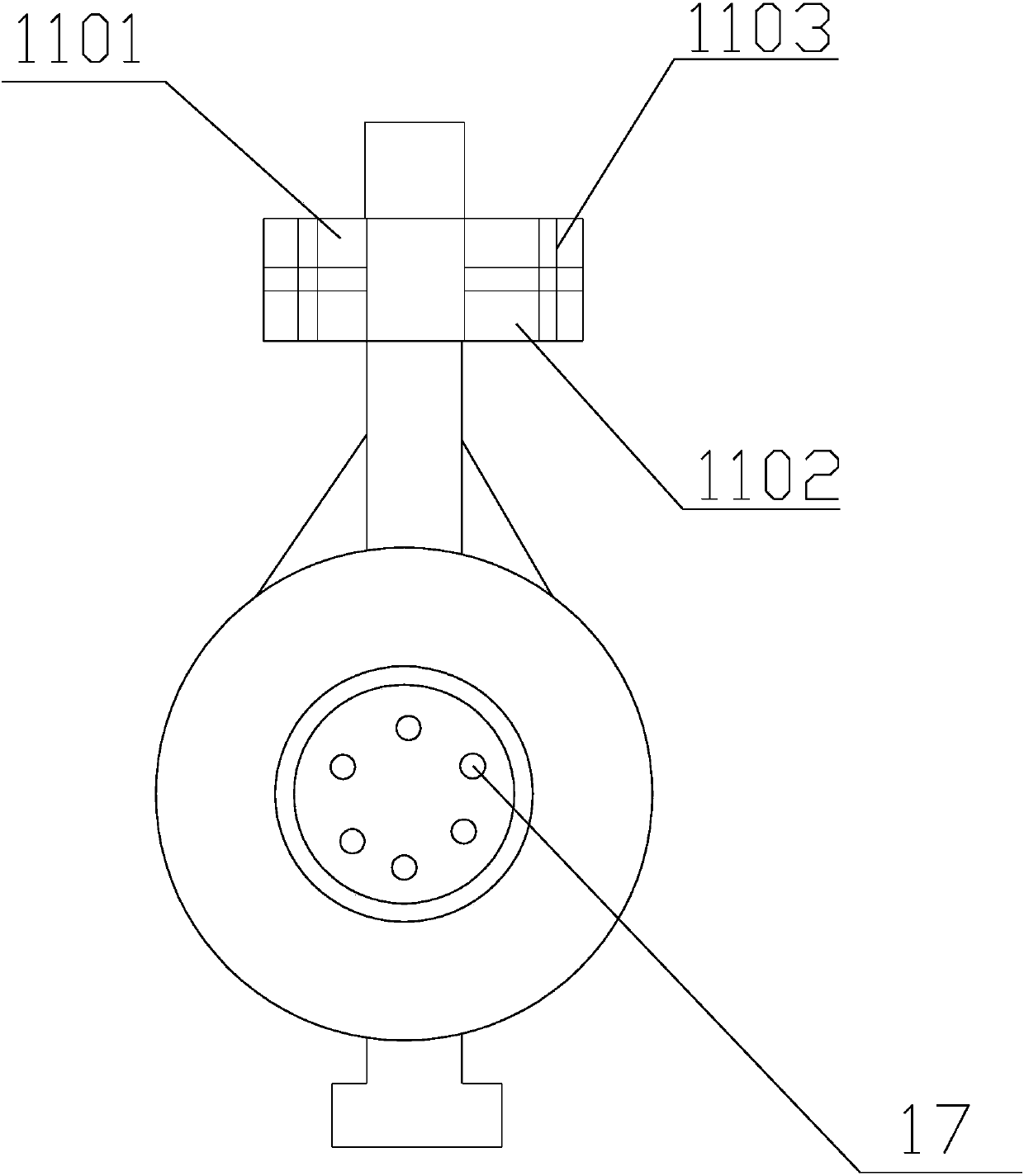 Opening degree fine adjustment device used for solenoid valve