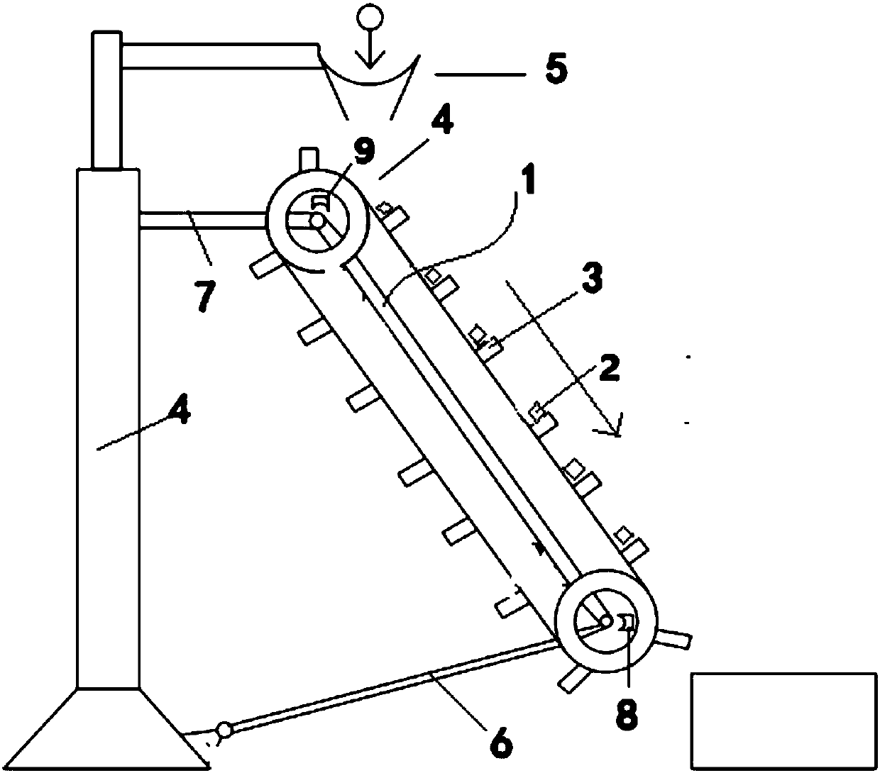 High-altitude fruit picker and self-buffering device thereof