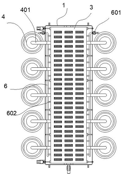 Textile processing floccule treatment and purification equipment