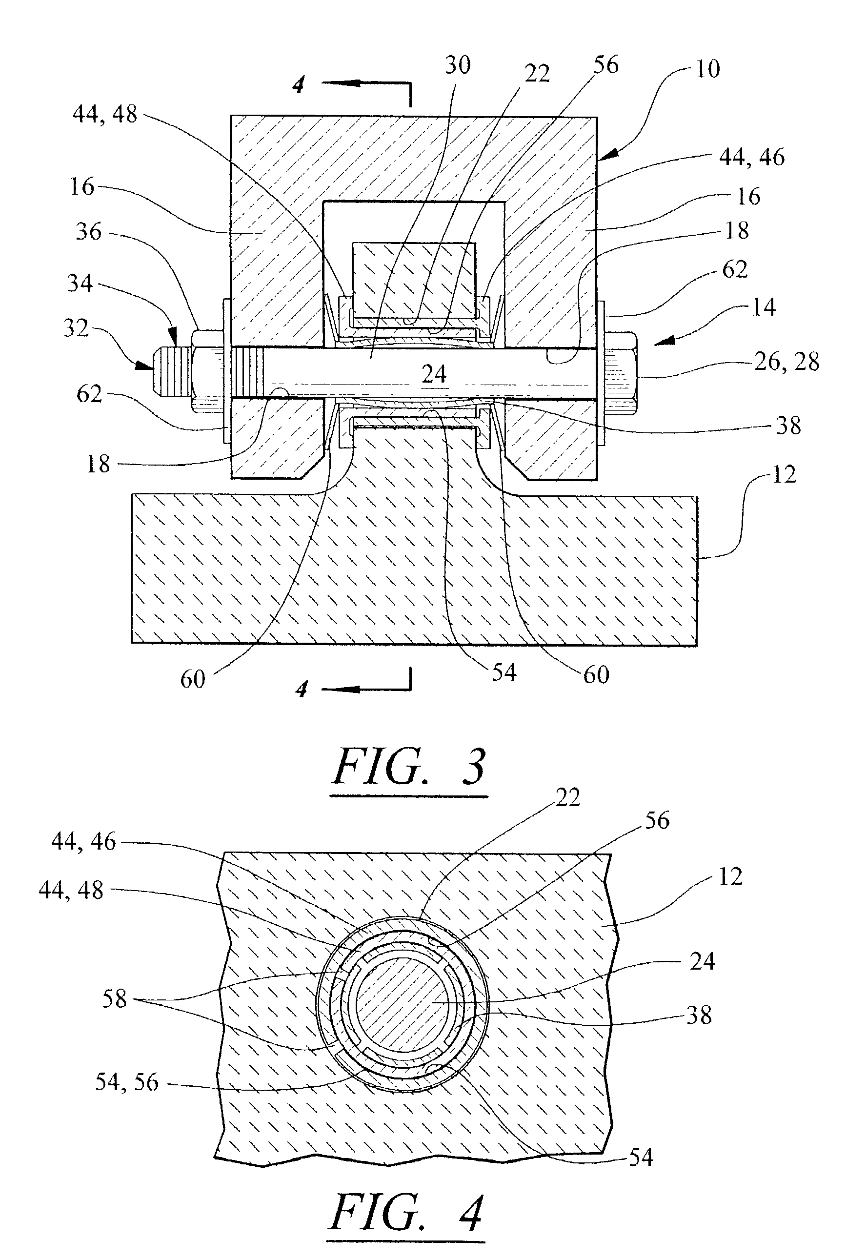 Multidirectionally compliant fastening system