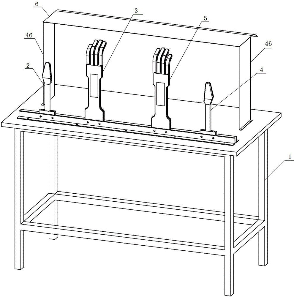 Four-finger setting dies for individual soldier protective glove ironing setting machine