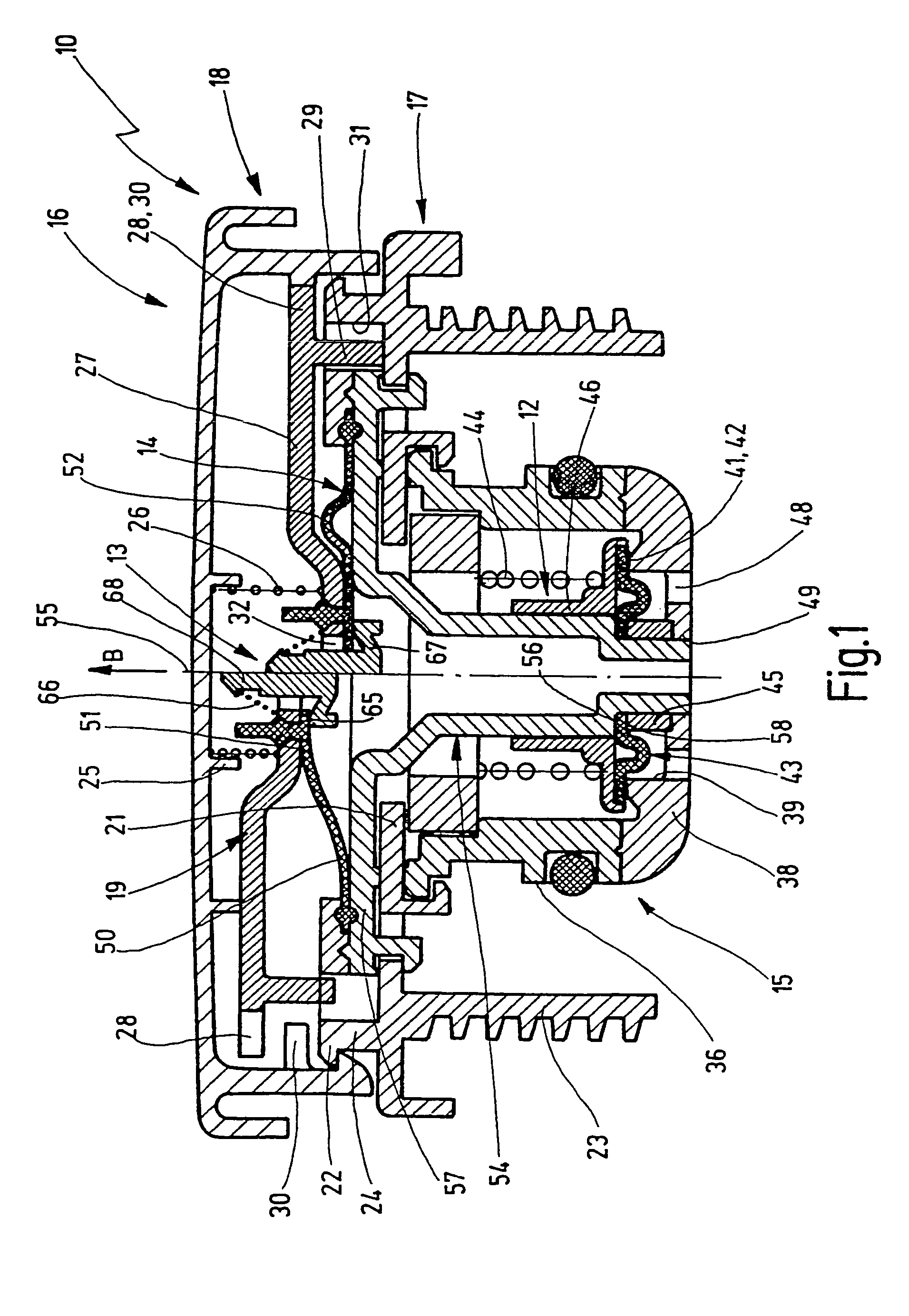 Sealing lid for motor vehicle radiator