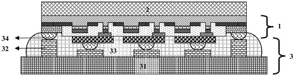 A kind of flip-chip nano LED chip and preparation method thereof