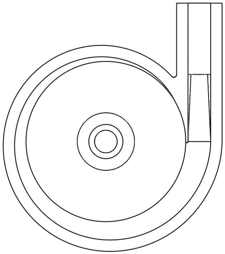 Hydraulic suspension type blood pump