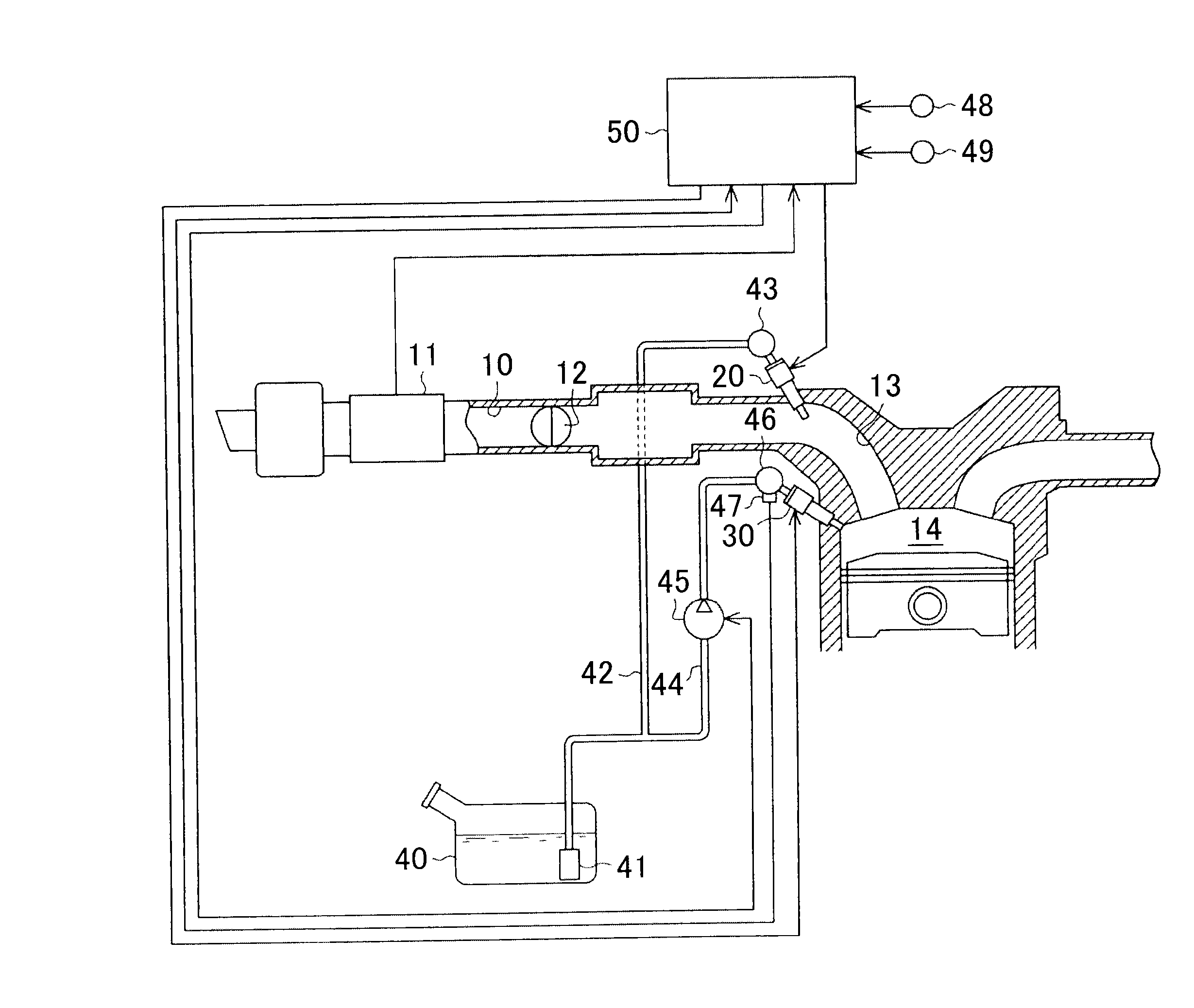 Fuel injection system for internal combustion engine