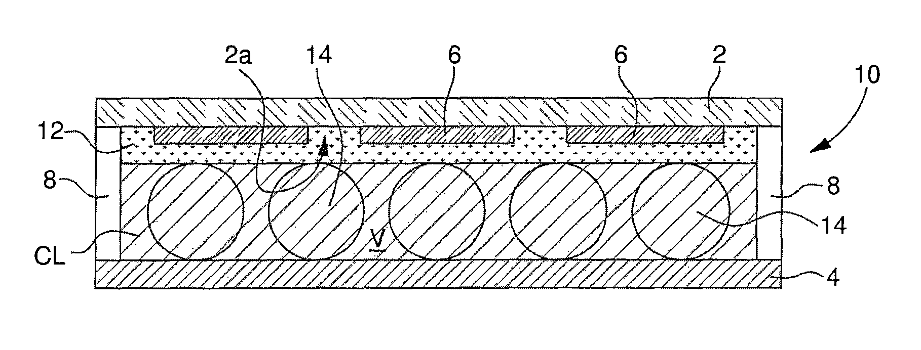 Screen with capacitive touch zones