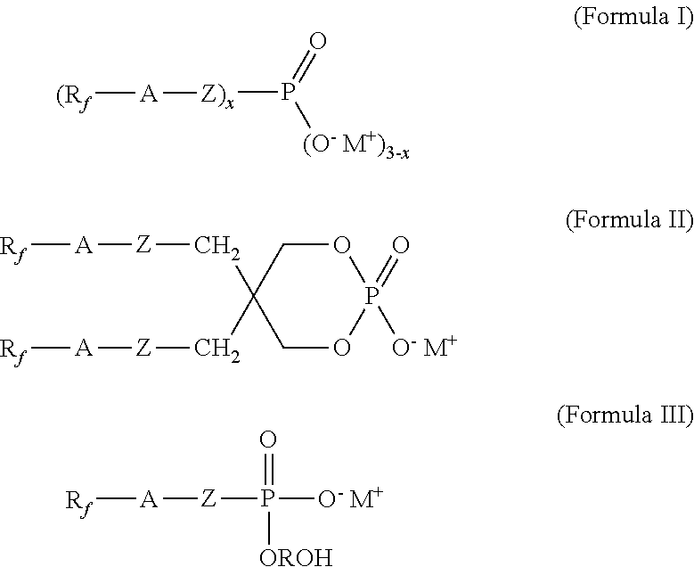 Fluorophosphate surfactants