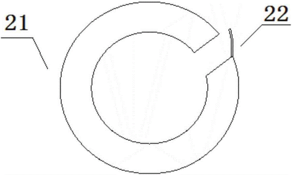 Automatic warning and positioning system of current exceeding of ground wire