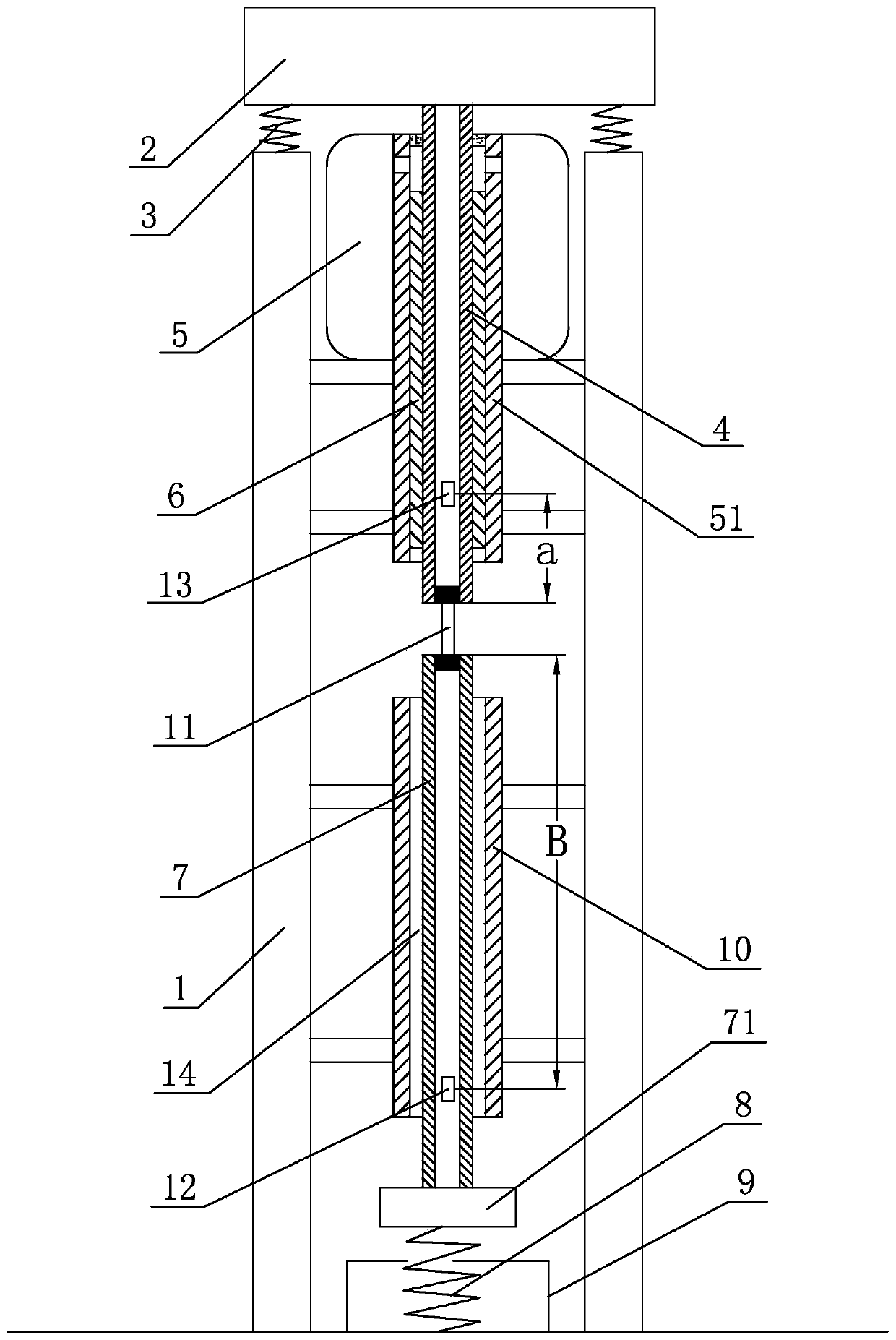 A material large deformation impact tensile test method