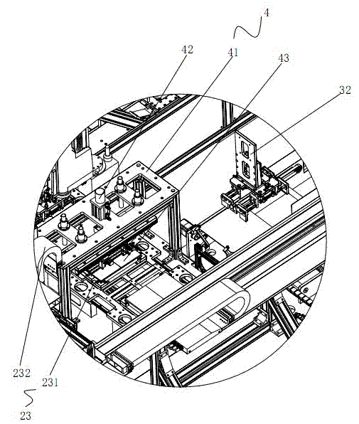 Automatic assembly machine of bottom shell of LED (light-emitting diode) module