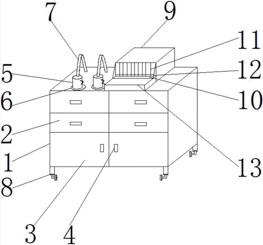 Auxiliary medicine feeding device for old and critical patients