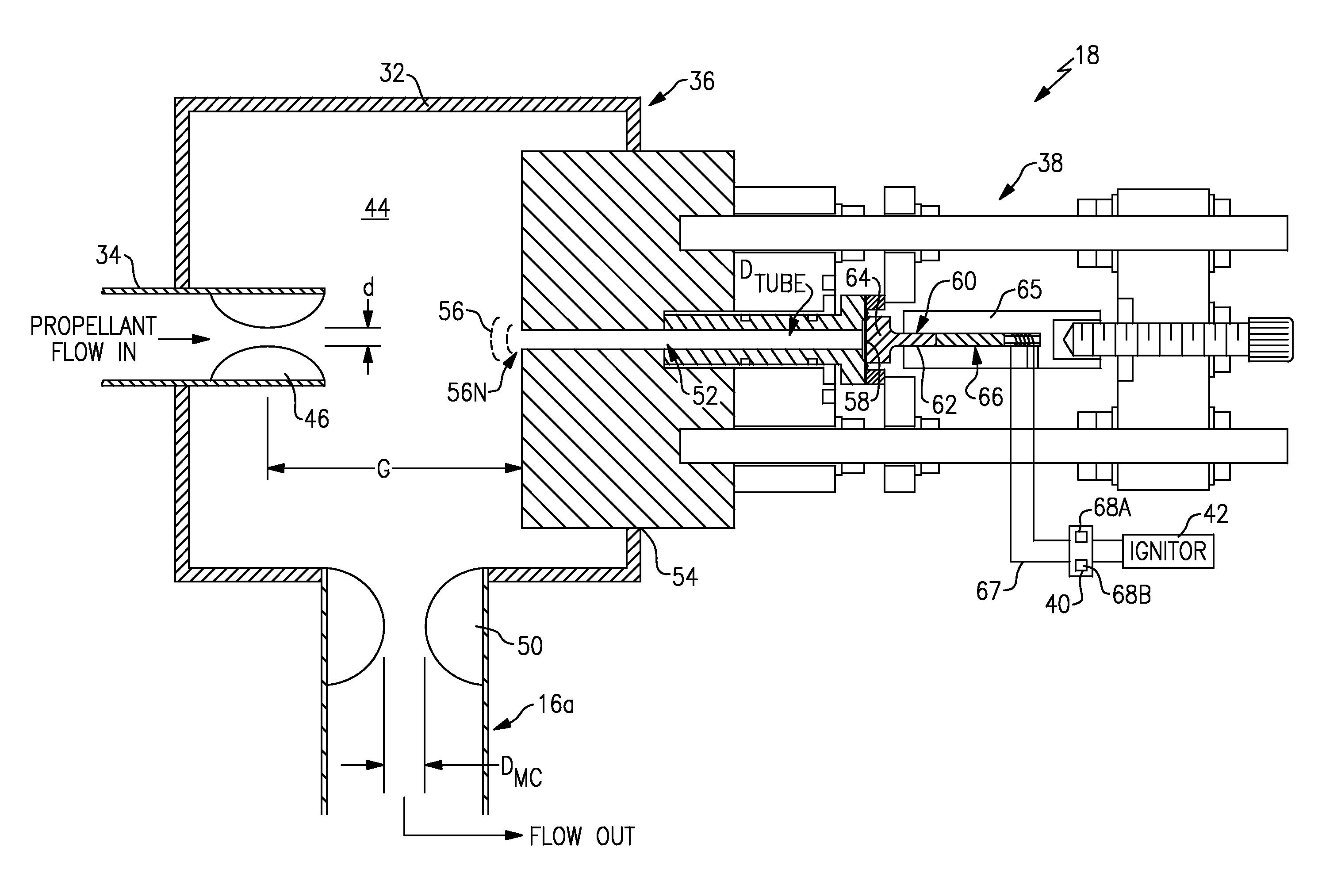 Piezo-resonance igniter and ignition method for propellant liquid rocket engine