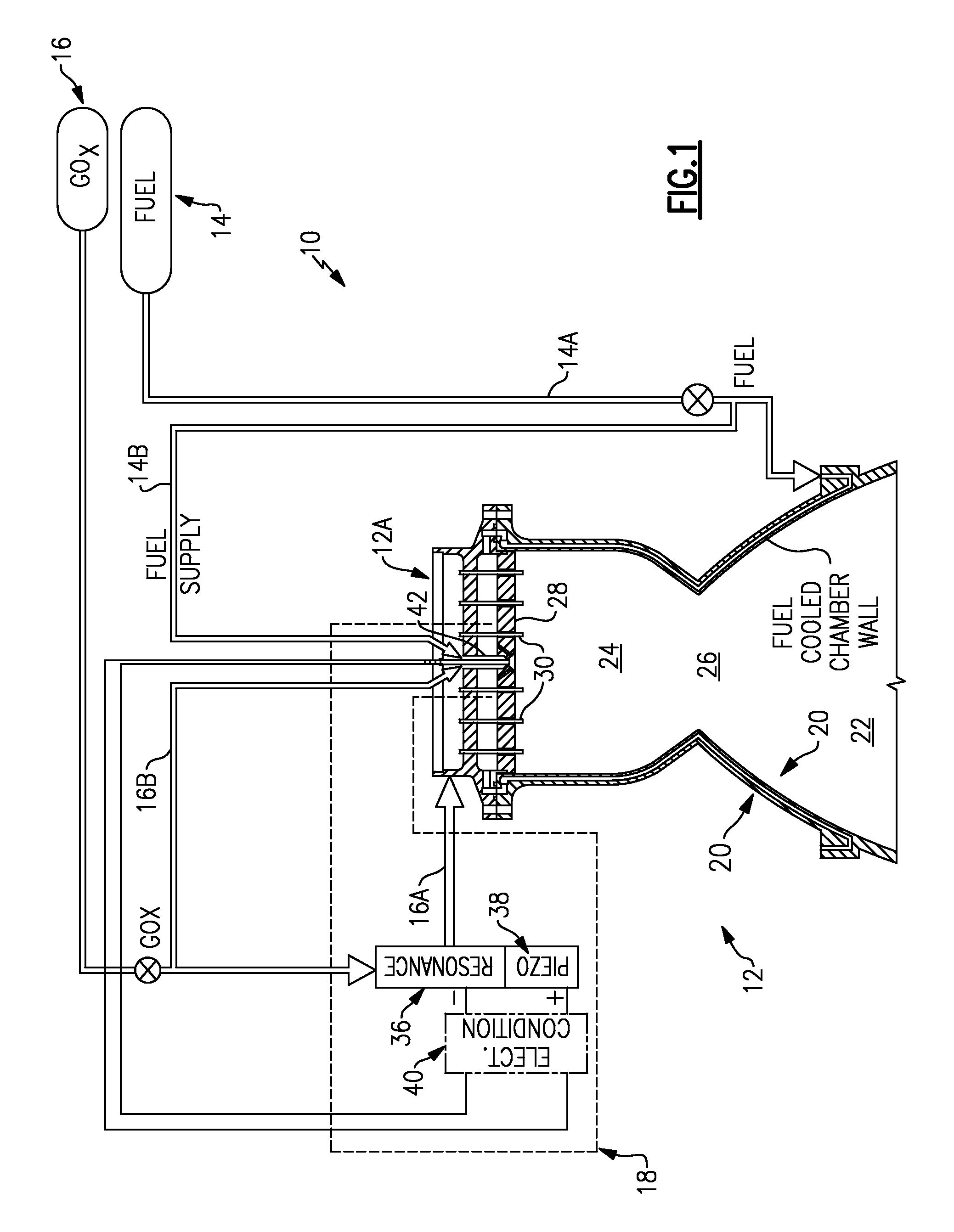 Piezo-resonance igniter and ignition method for propellant liquid rocket engine