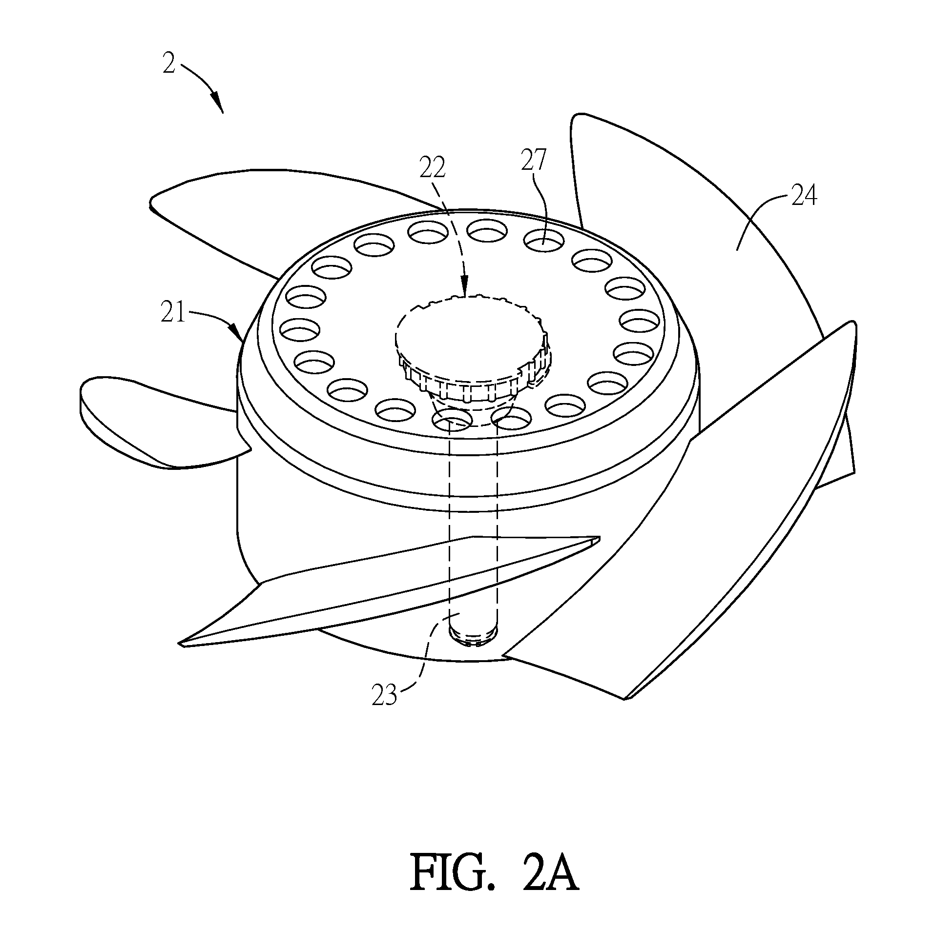 Rotor struture of fan and manufacturing method thereof