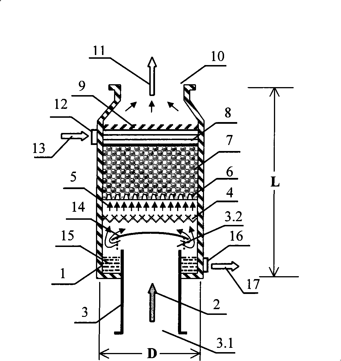 Sea boat smoke evacuation washing device and its washing method