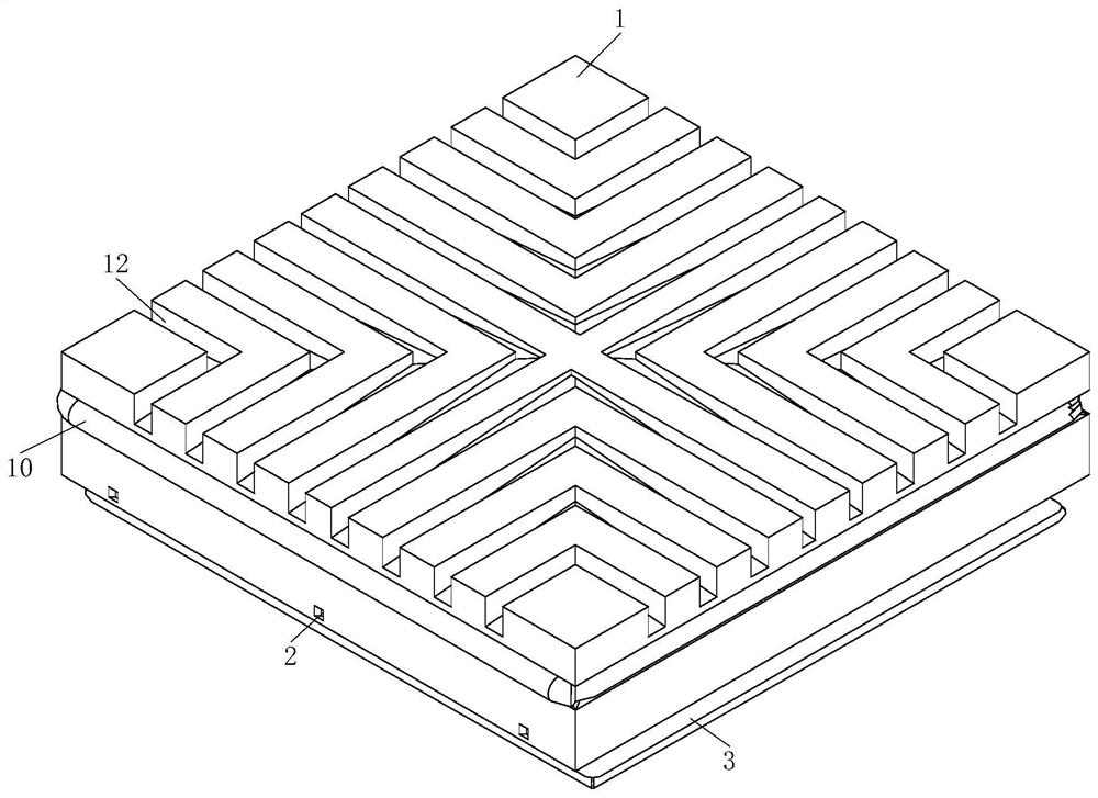 Environment-friendly floor tile and laying method thereof