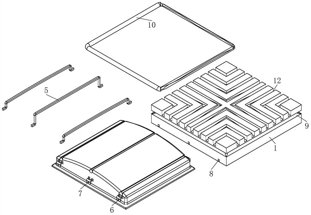 Environment-friendly floor tile and laying method thereof