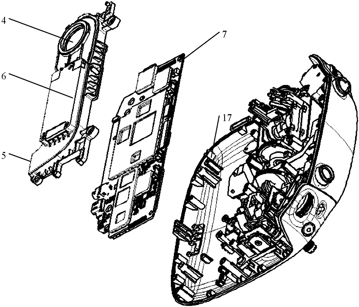 Heat dissipation structure, remote control device and drone set