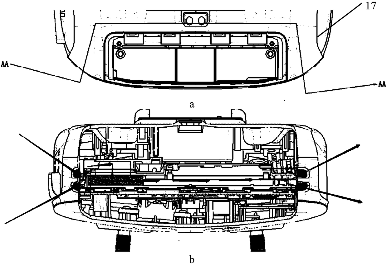 Heat dissipation structure, remote control device and drone set