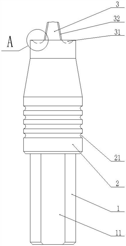 Friction stir welding stirring head