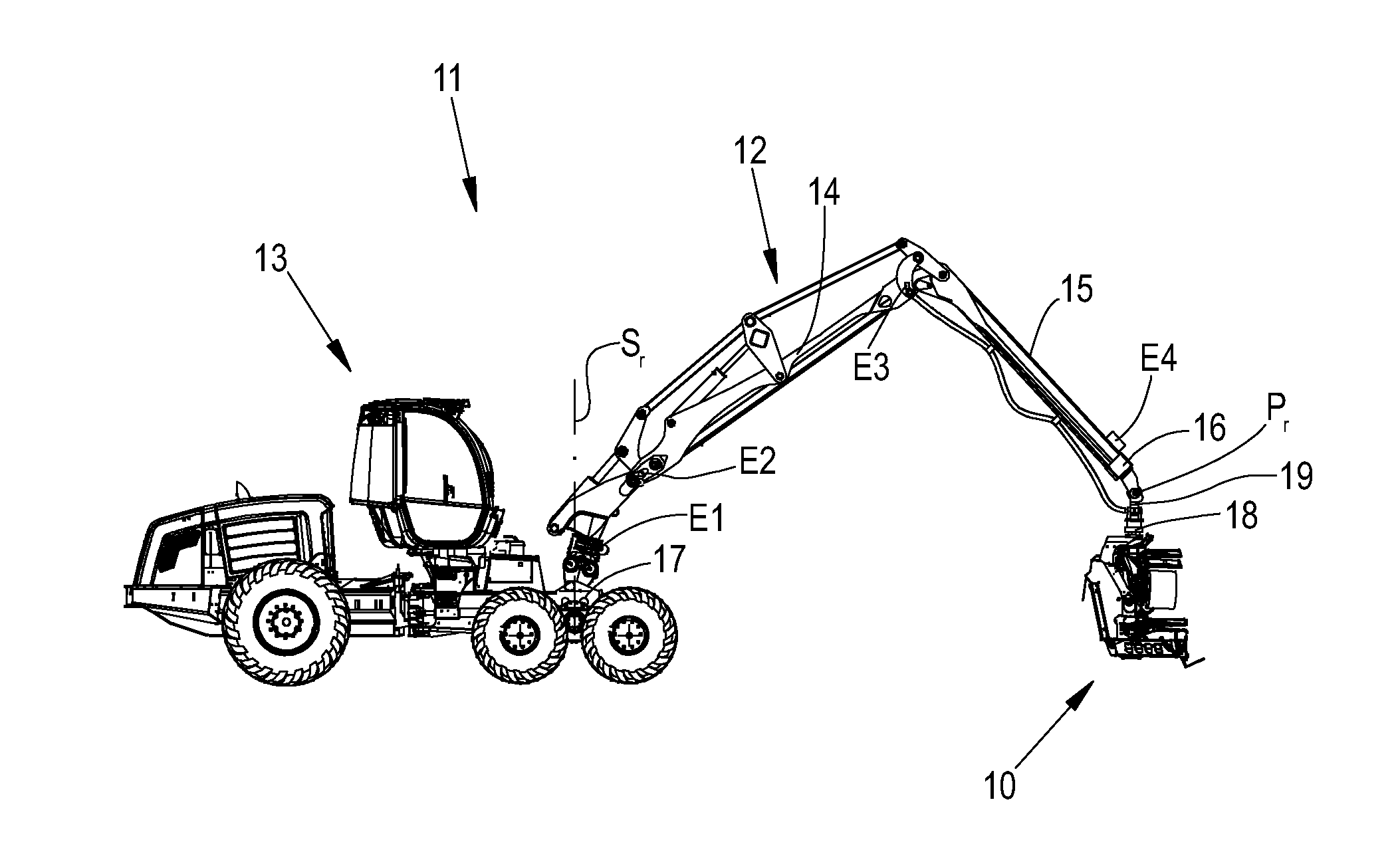 Control switch for use in a working machine